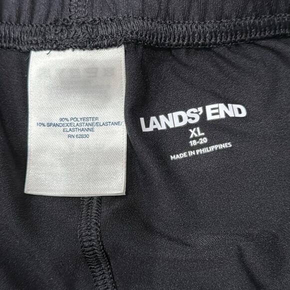Lands' End Women's Base Layer Long Underwear Leggings Black Size XL - Picture 6 of 6